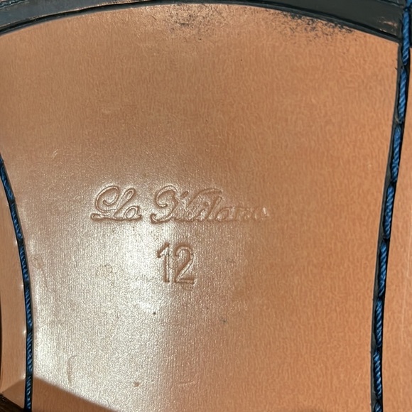 LaMilano Cognac Burnished Leather Double Monk Strap Cap Toe Boots - Picture 8 of 9